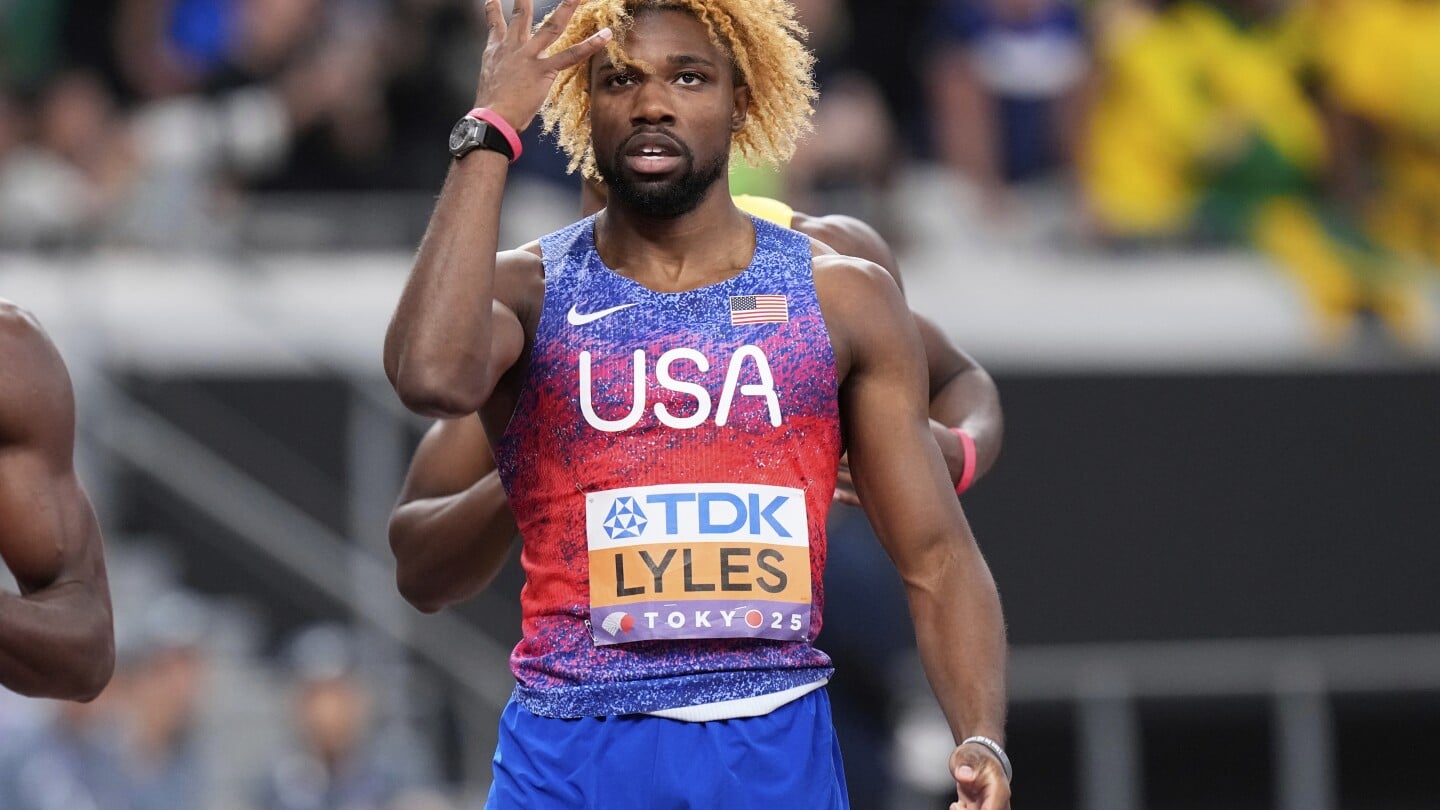 Featured image for Lyles Secures Fourth 200m World Title as Jefferson-Wooden Achieves Sprint Sweep