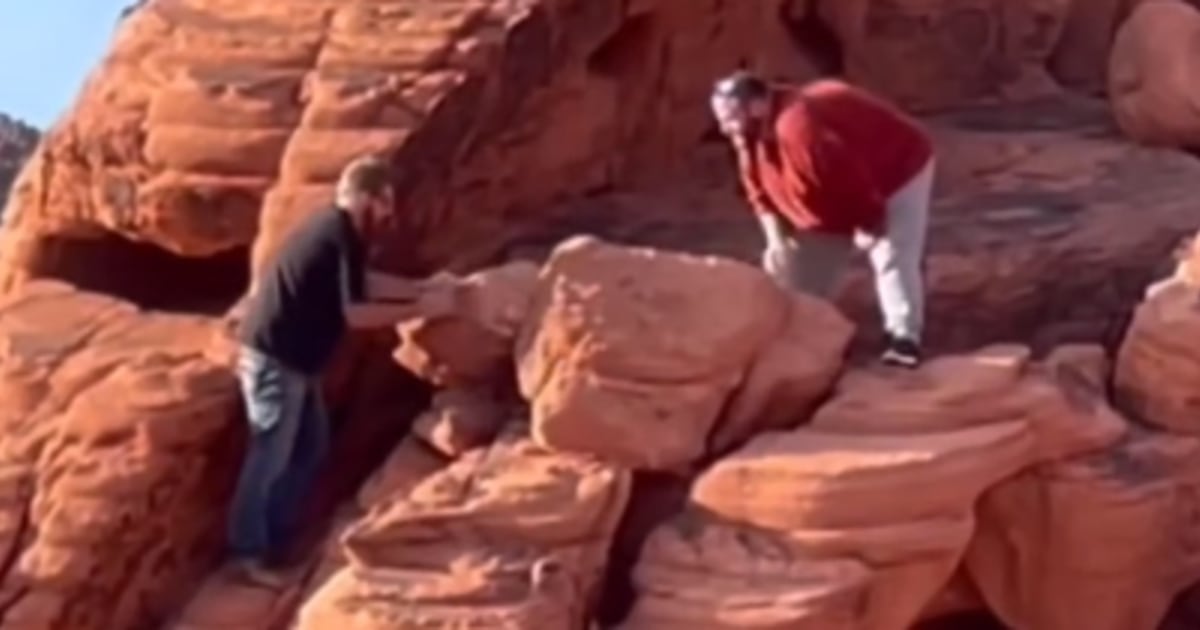 Featured image for "Vandalism at Nevada National Parks: Men Caught Destroying Ancient Rock Formations"