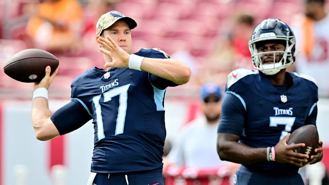 "Ryan Tannehill's Backup Role: Titans Welcome Him Back as Will Levis Takes the Lead"