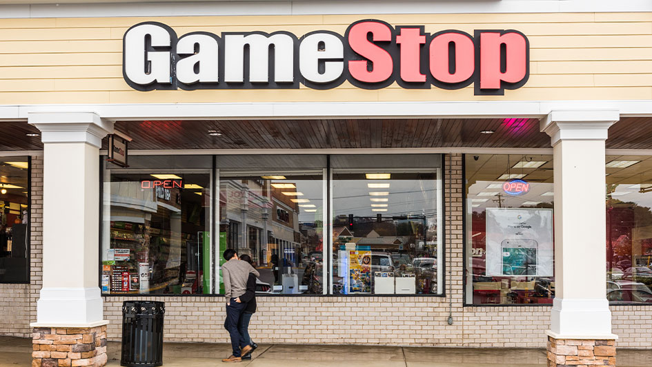 Stocks soar as S&P 500 enters new bull market and GameStop faces uncertain future.