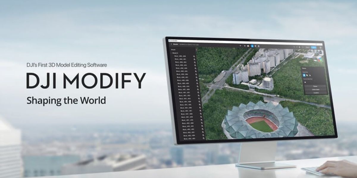 Featured image for "DJI Unveils 'Modify': Revolutionary 3D Model Editing Software"