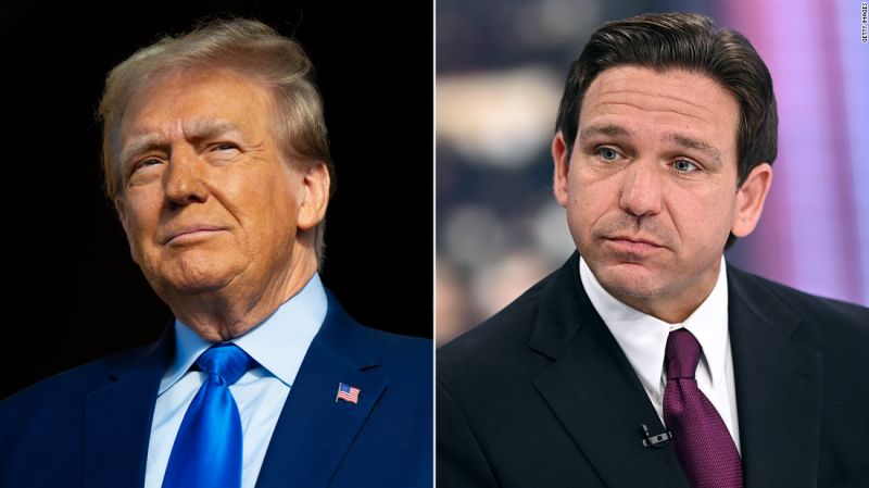 Trump and DeSantis Battle for Florida's Spotlight