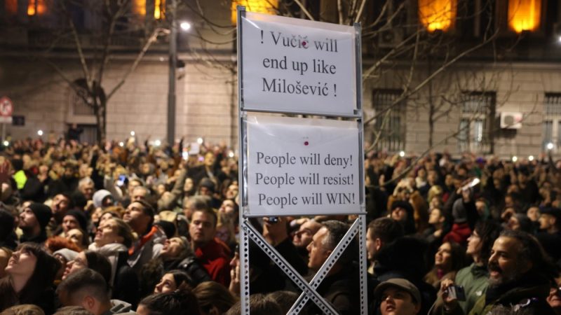 Germany Condemns Serbia's Unacceptable Vote Fraud as Brussels Urges Investigation