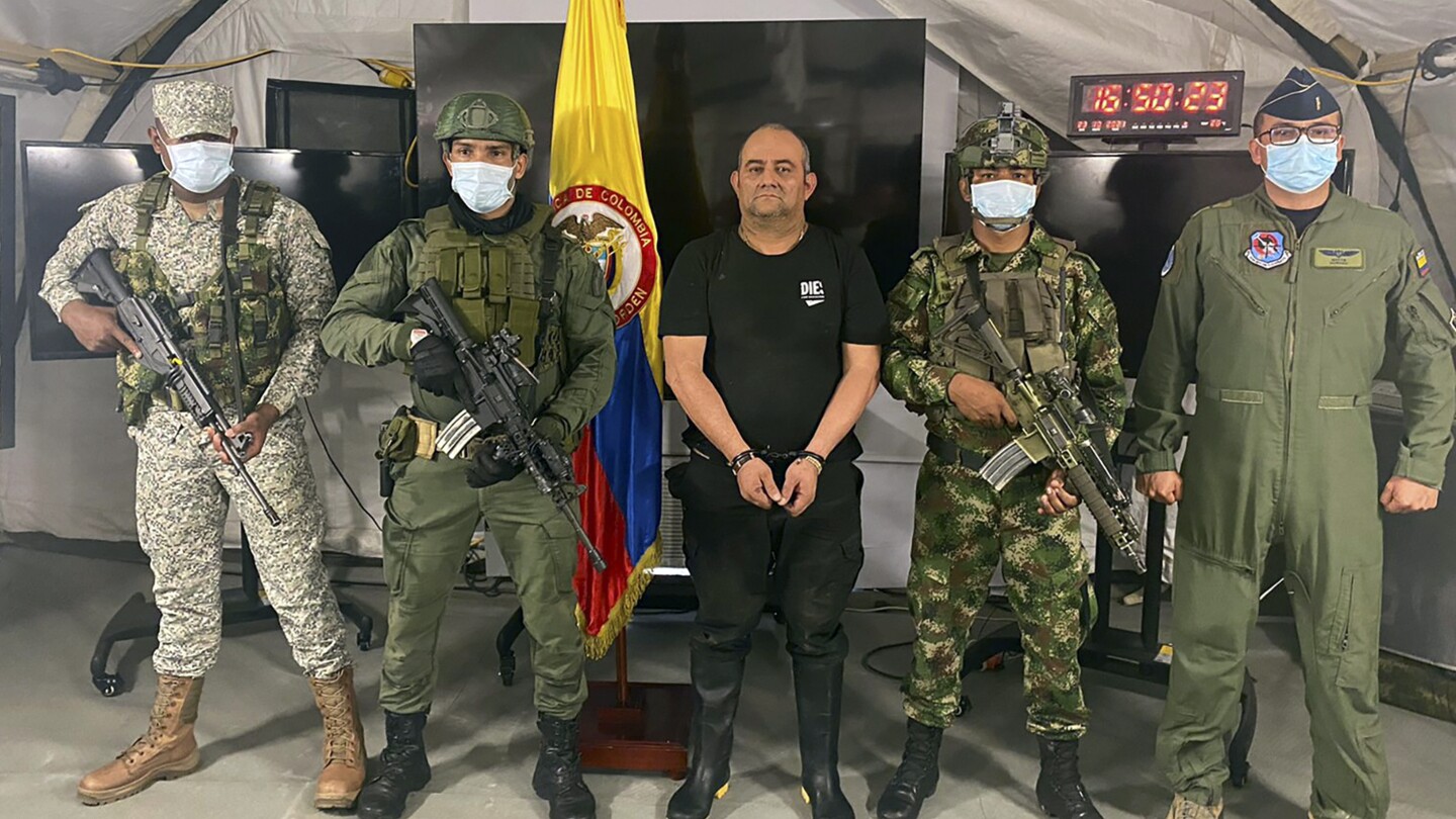 Colombian drug lord Otoniel sentenced to 45 years in US prison