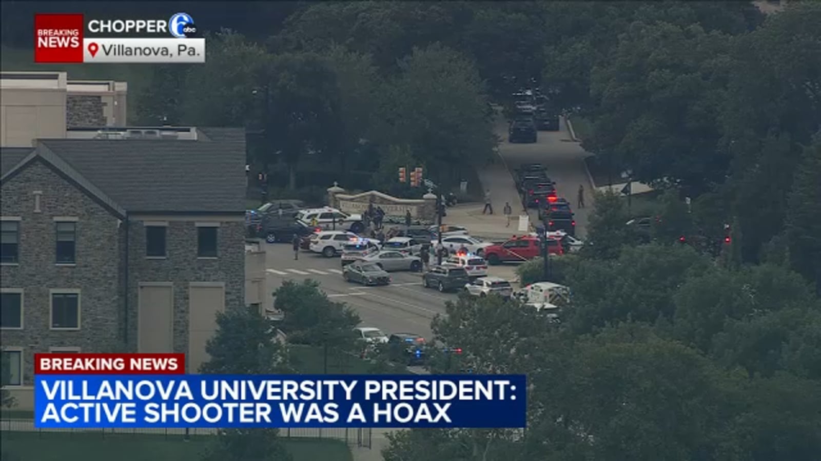 Featured image for Villanova University Declares Active Shooter Incident a 'Cruel Hoax'