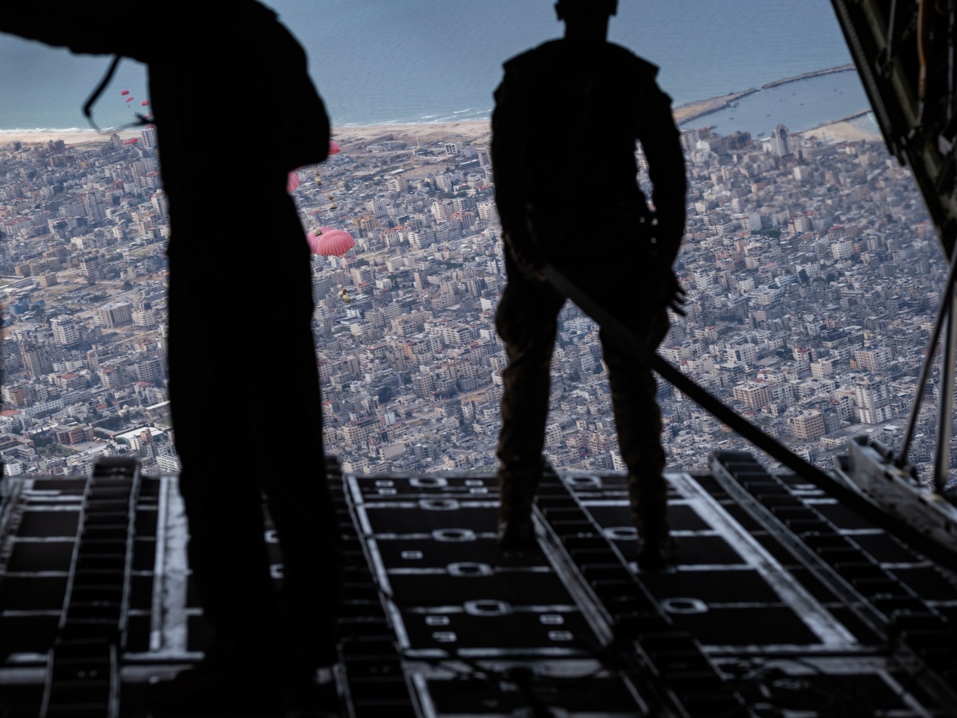 Featured image for "Humanitarian Crisis: Gaza Aid Airdrops Amid Israel-Hamas War"