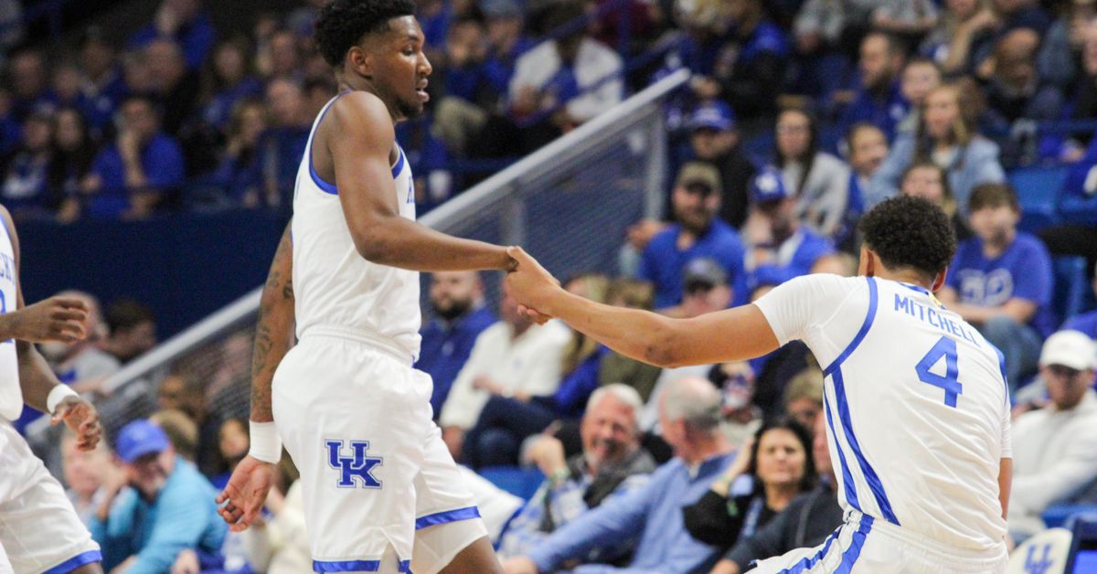 Featured image for "John Calipari's Wildcats Dominate Texas A&M-Commerce: Postgame Recap and Milestone Achievements"