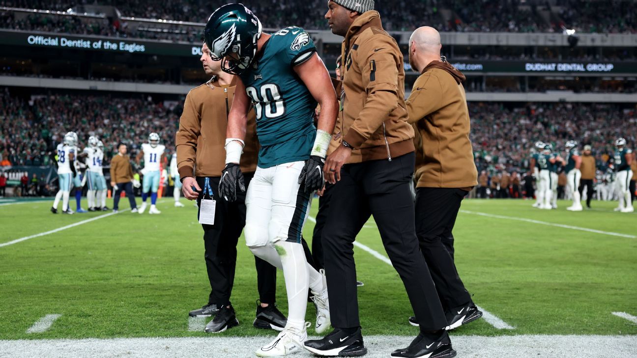 Injury Update: Eagles TE Dallas Goedert fractures forearm