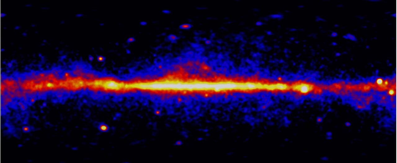 Featured image for "Stunning 14-Year Time-Lapse Reveals Gamma-Ray Sky Captured by Fermi Mission"
