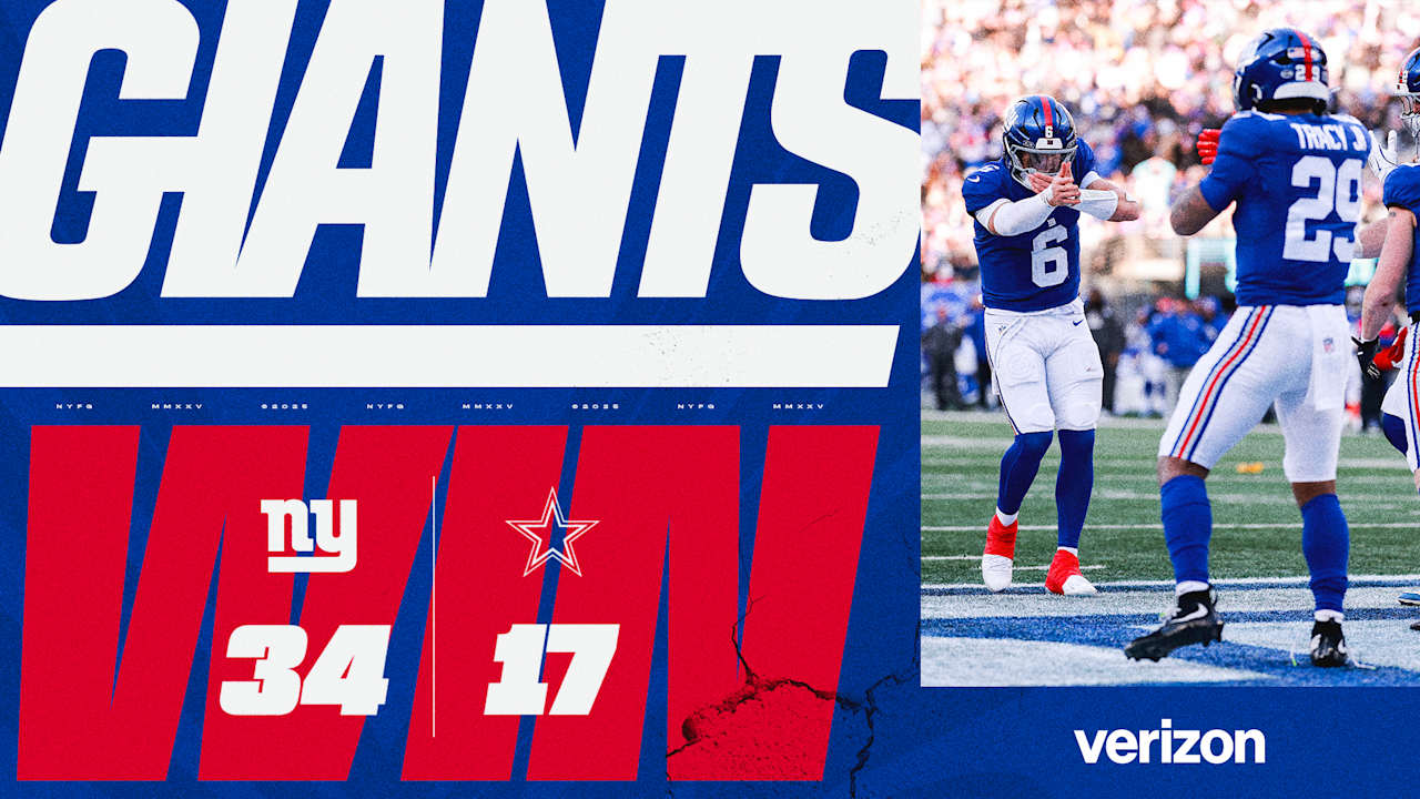 Featured image for Giants Triumph Over Cowboys 34-17