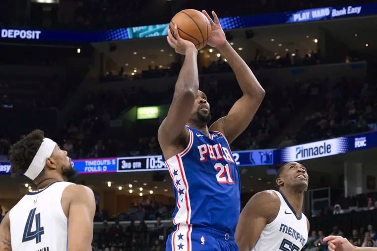Featured image for "Embiid's Dominance Propels Sixers to 4th Straight Win Over Grizzlies"