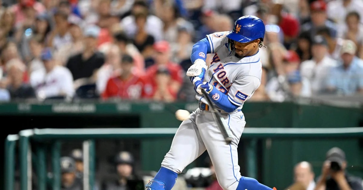 Lindor's bases-clearing single leads Mets to victory over Nationals.