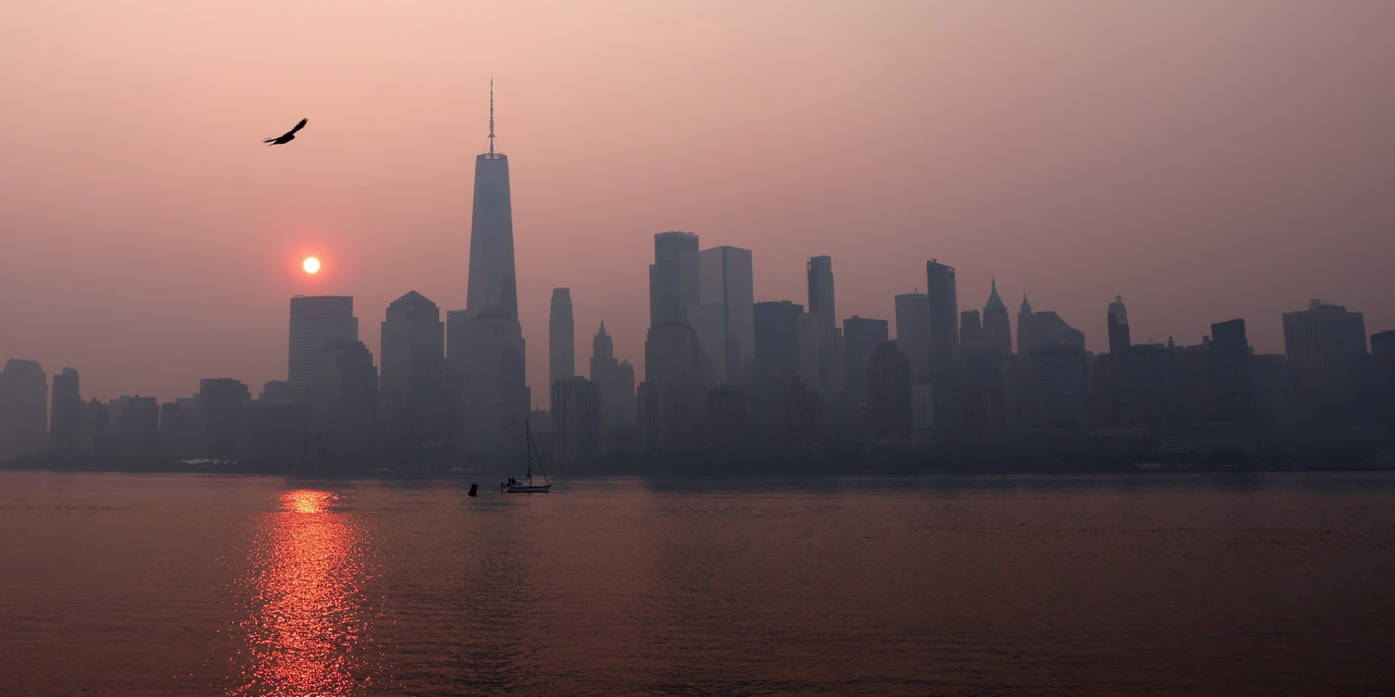 Wildfire Smoke Blankets North America, Threatening Air Quality and Events.