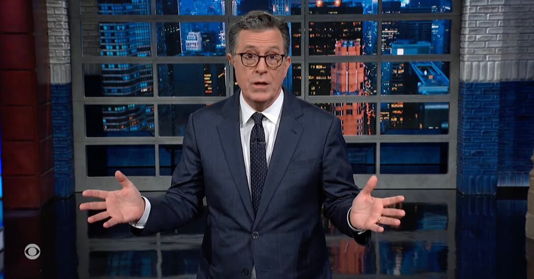 Featured image for "Trump's Immunity: Stephen Colbert's Questions and Supreme Court Timing"