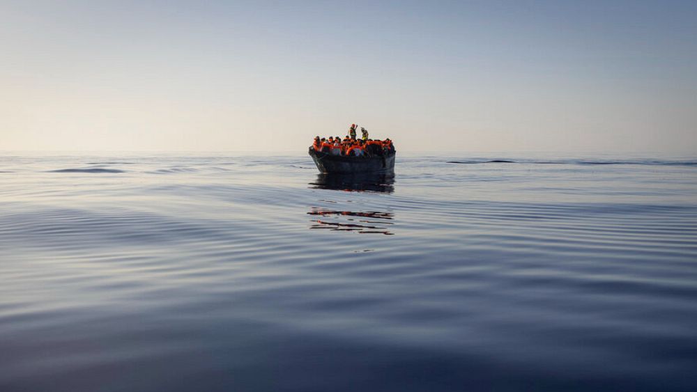 Gunfire targets rescue vessel in Mediterranean Sea.