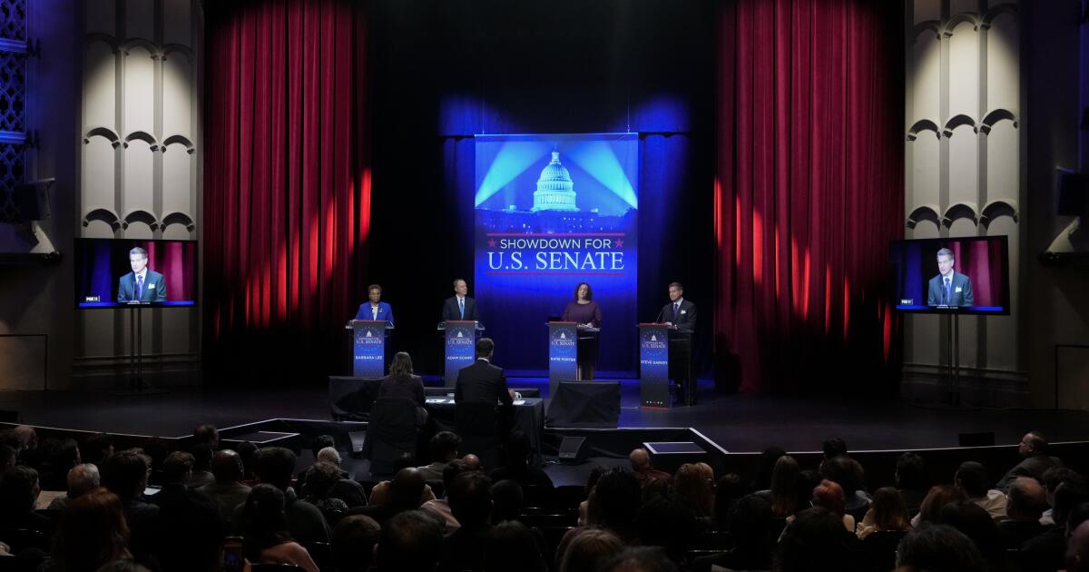 Featured image for "Key Moments from California's 2024 Senate Debate: Homelessness, Partisanship, and More"