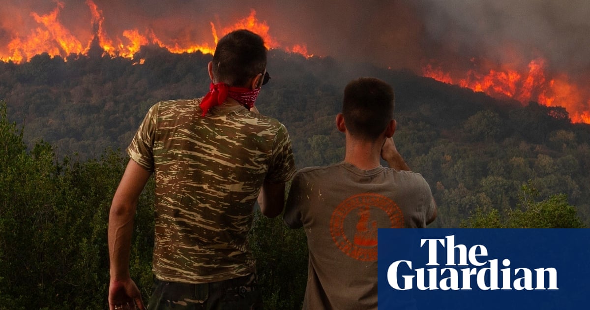 "Unveiling Greece's Devastating Wildfires: A Visual Journey"