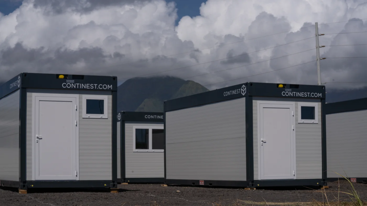 "Maui Fire Disaster Spurs Pop-up Units, Providing Families with Temporary Homes"
