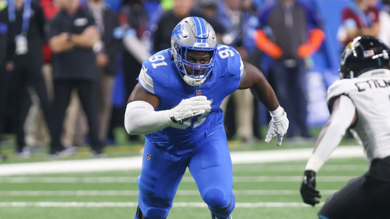 Lions' Levi Onwuzurike to miss 2025 season due to ACL injury
