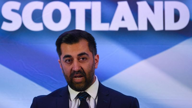 Featured image for Humza Yousaf elected as new leader of Scotland's ruling party SNP.