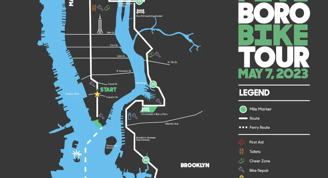 "NYC Braces for TD Five Boro Bike Tour Street Closures"