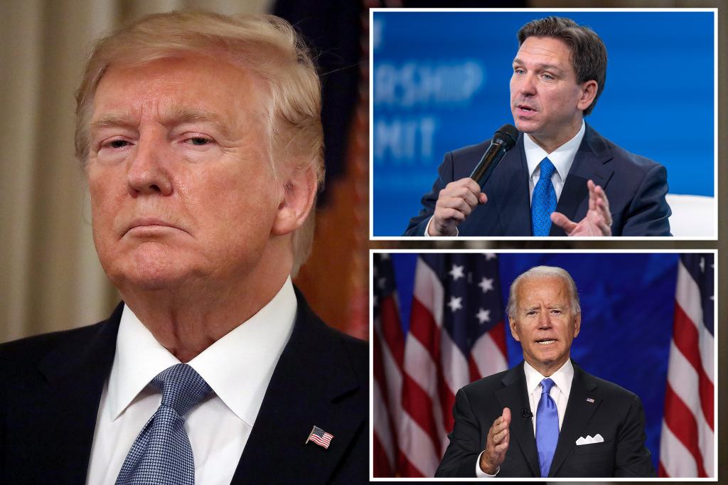 "Polls reveal divided GOP opinions on Trump and DeSantis for 2024 nomination"