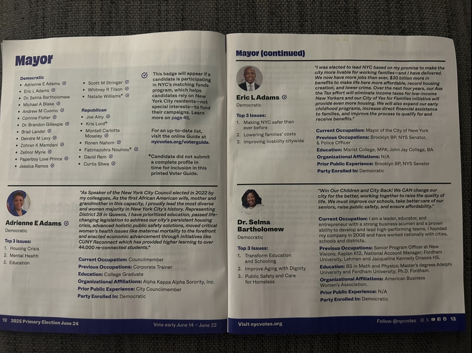 Featured image for NYC Campaign Finance Board distributes $3.5M voter guides with errors