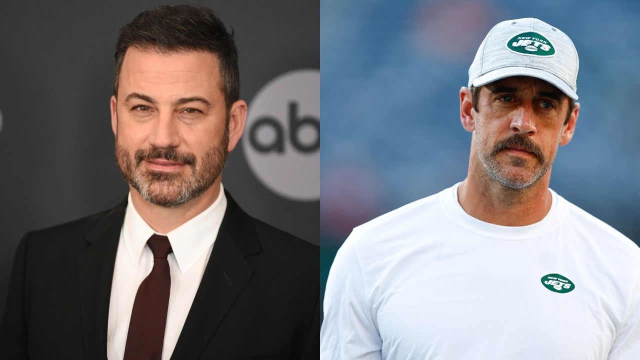 Featured image for "Jimmy Kimmel Considers Legal Action Against Aaron Rodgers Over Epstein Allegations"