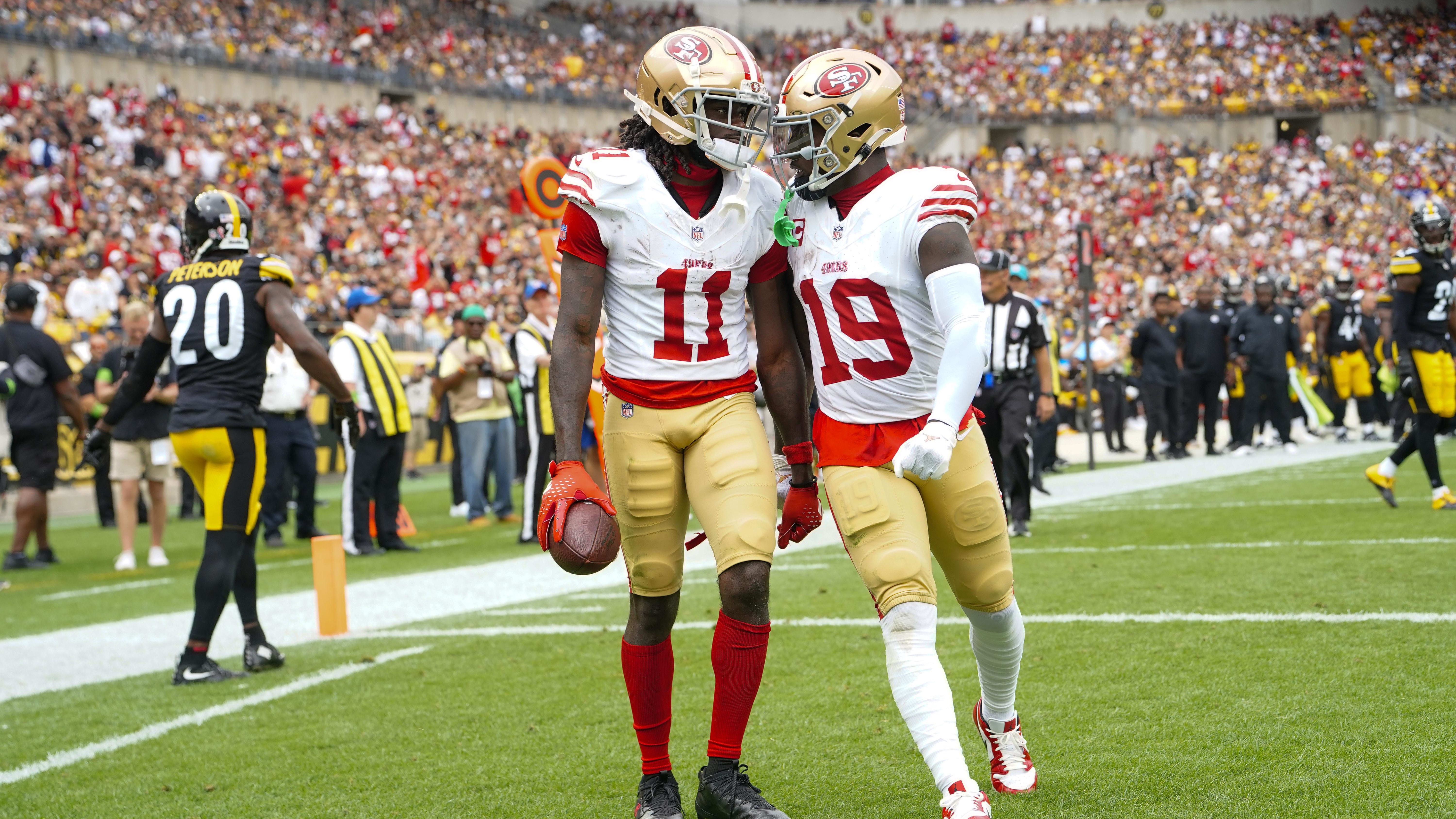 Steelers Pursuing Trade for 49ers WR Brandon Aiyuk