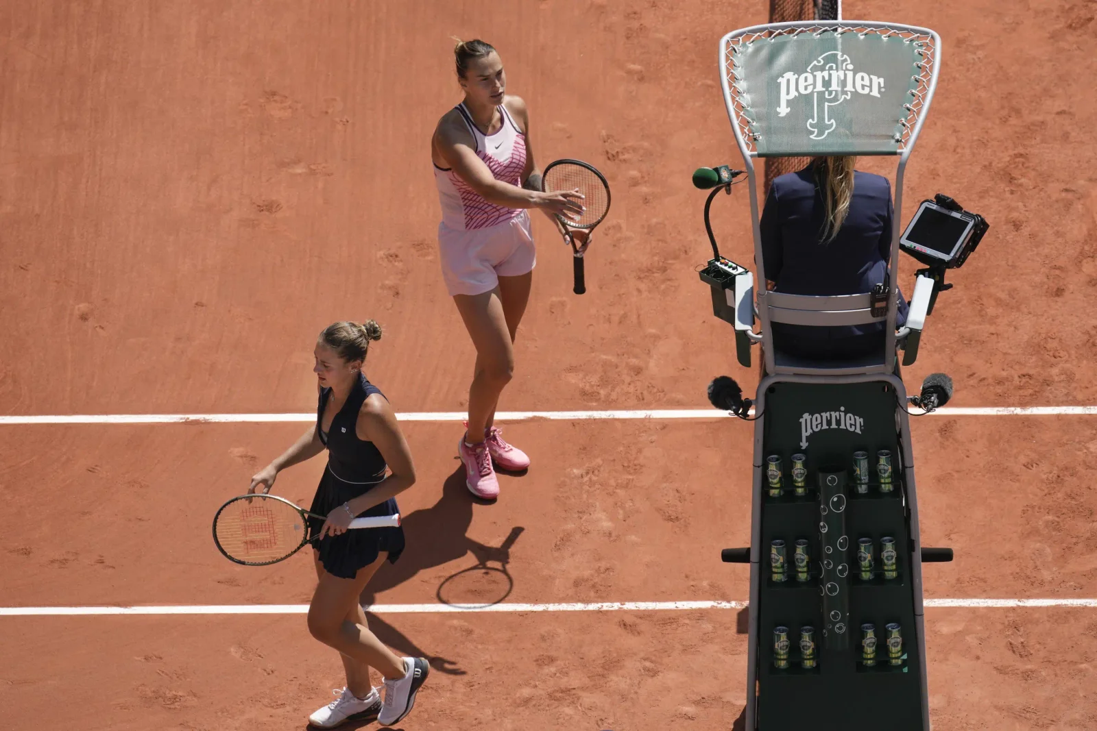 Tennis player's refusal to shake hands causes uproar at French Open.