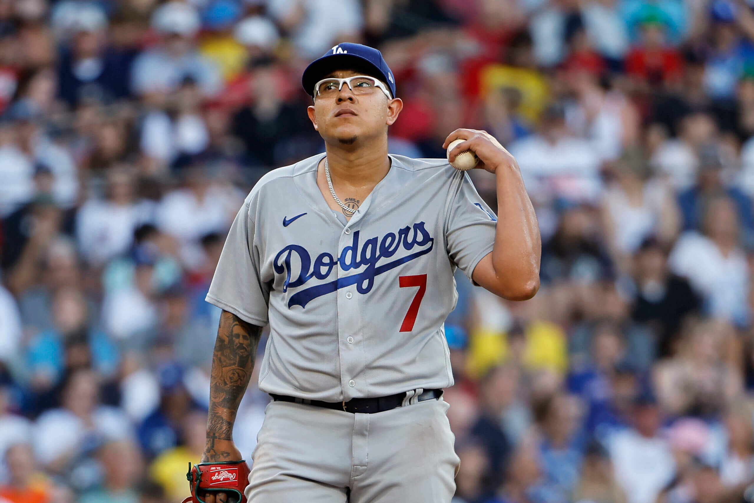 Featured image for "Former Dodgers Pitcher Julio Urías Faces 5 Misdemeanor Charges from 2023 Domestic Violence Arrest"