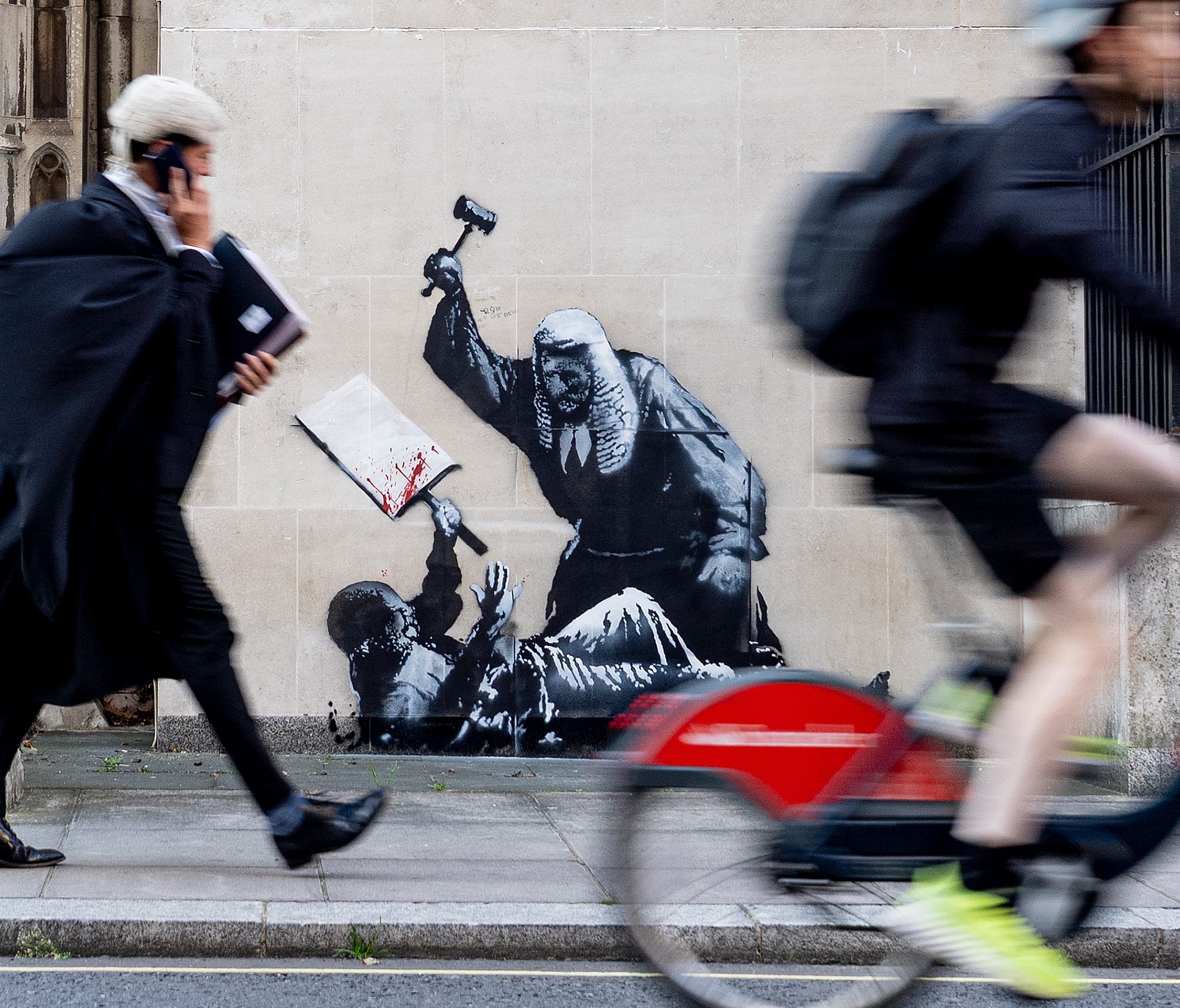 Featured image for Banksy's Latest Mural Sparks Controversy Amid Palestine Action Crackdown
