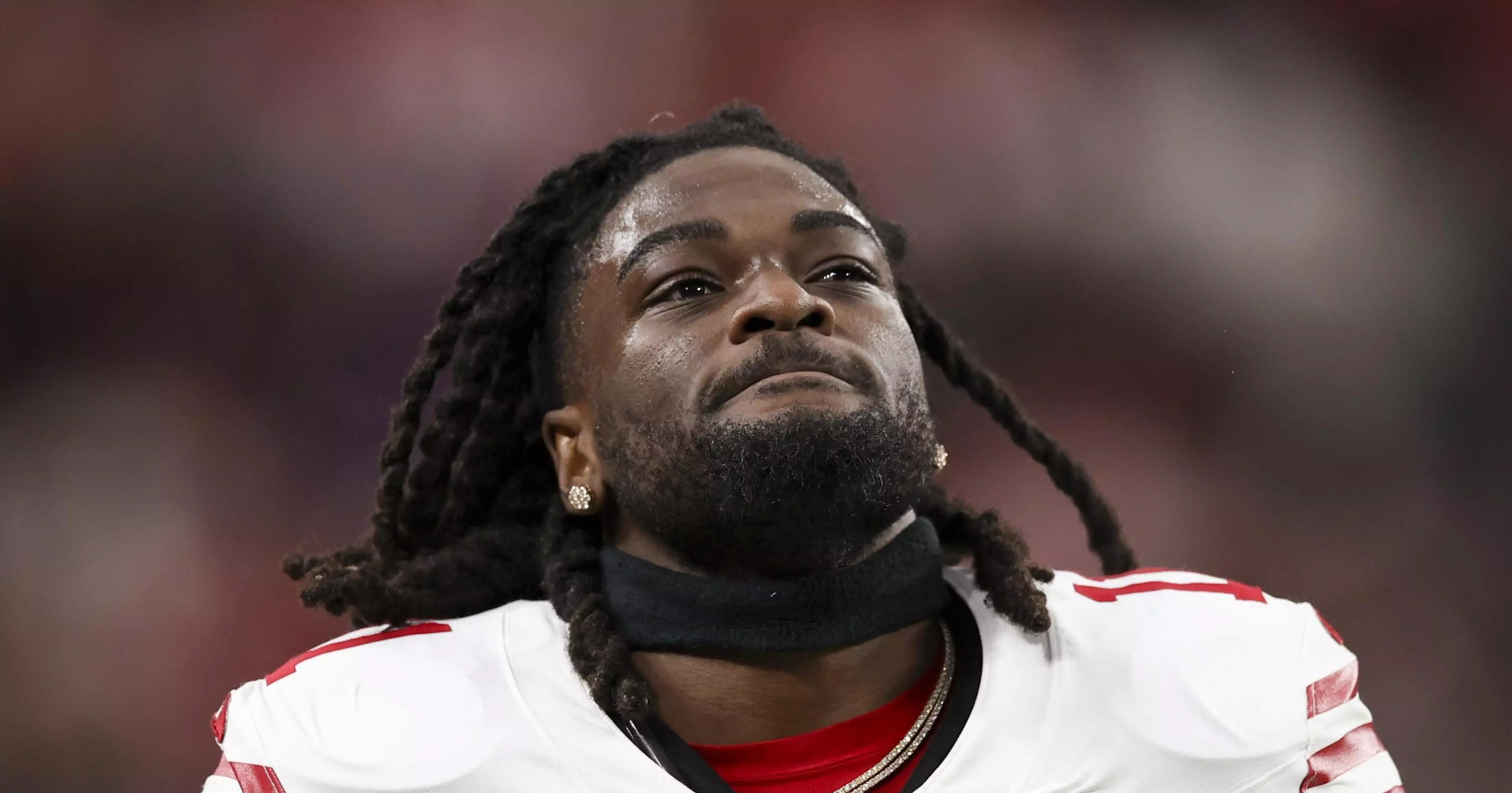 Featured image for 49ers' Brandon Aiyuk sidelined as team moves on