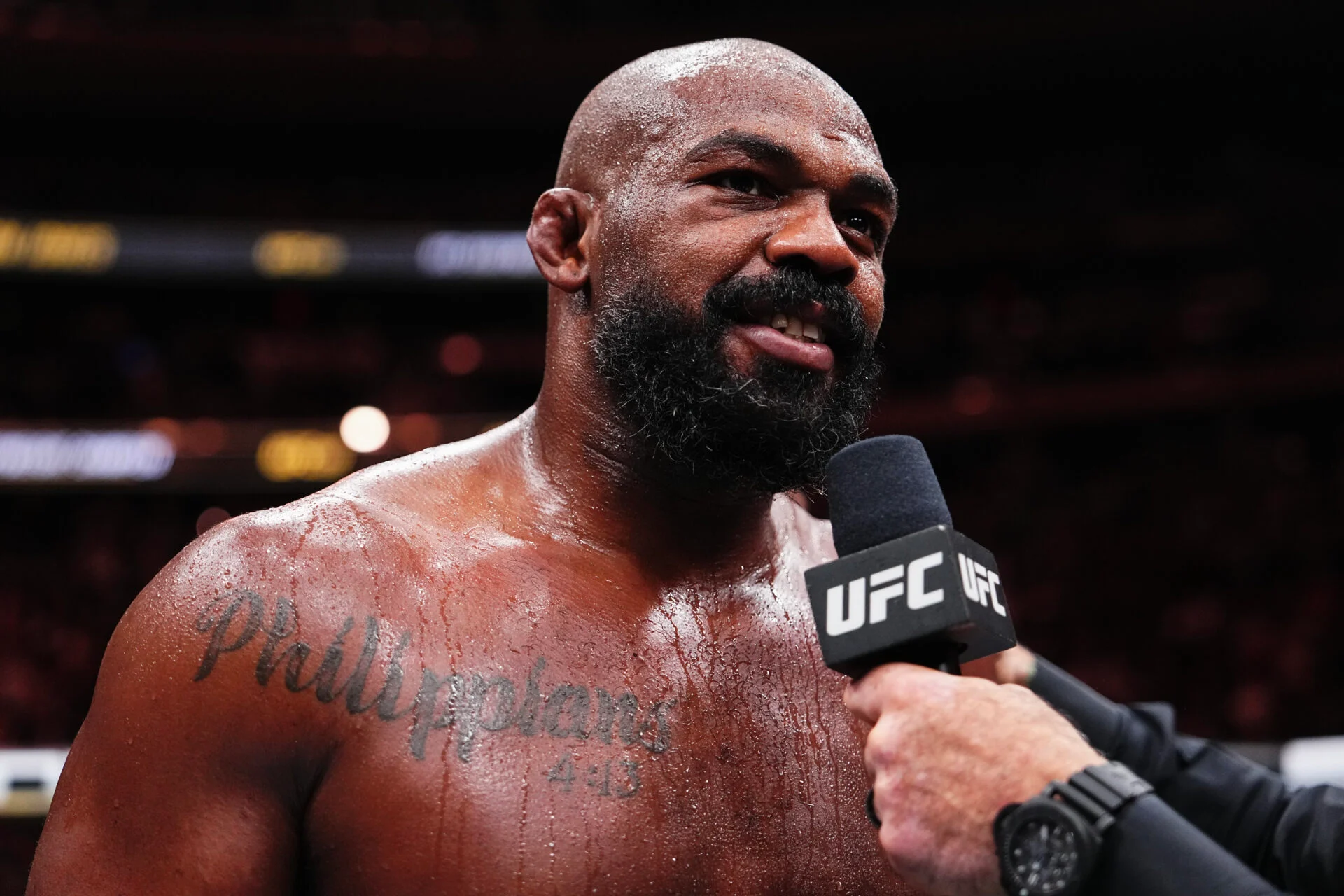 Jon Jones Hilariously Denies Ducking Tom Aspinall on Social Media