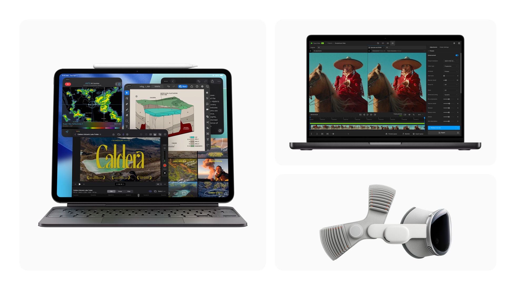 Featured image for Apple Launches New 14-Inch MacBook Pro, iPad Pro, and Vision Pro in Stores