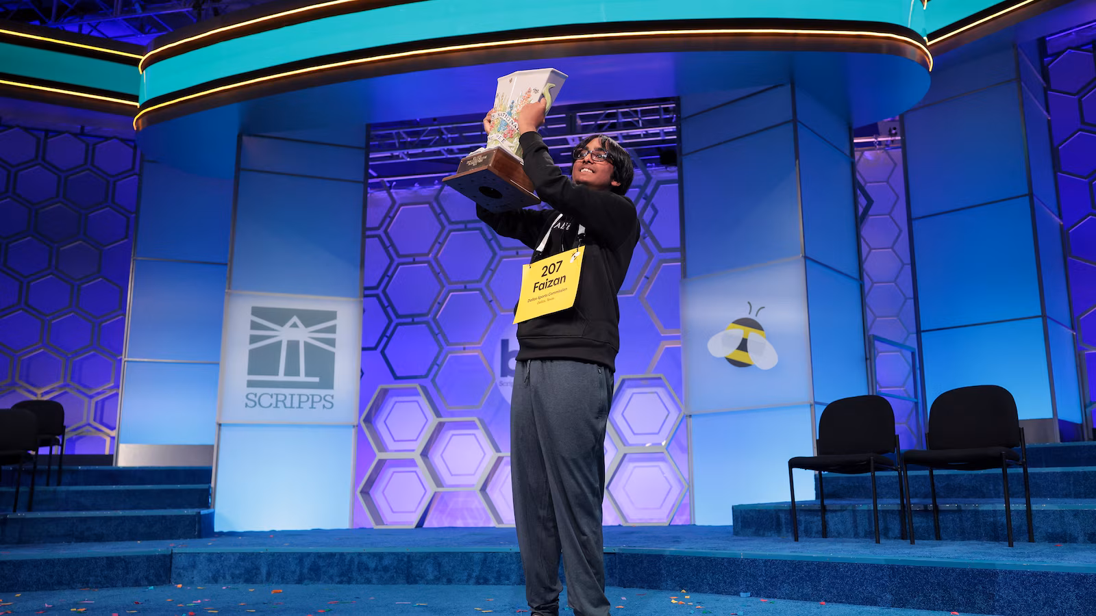 Featured image for Texas Teen Faizan Zaki Wins Scripps Spelling Bee Amid Surprising Moments
