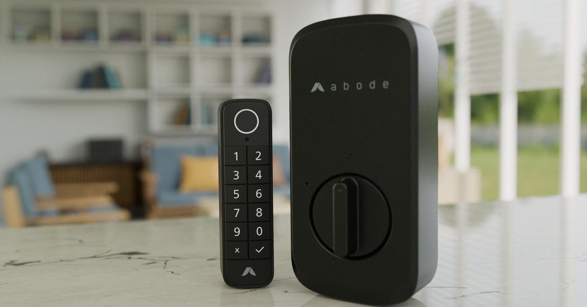 Featured image for "Abode Unveils Retrofit Smart Lock with Fingerprint Reader and Keypad"