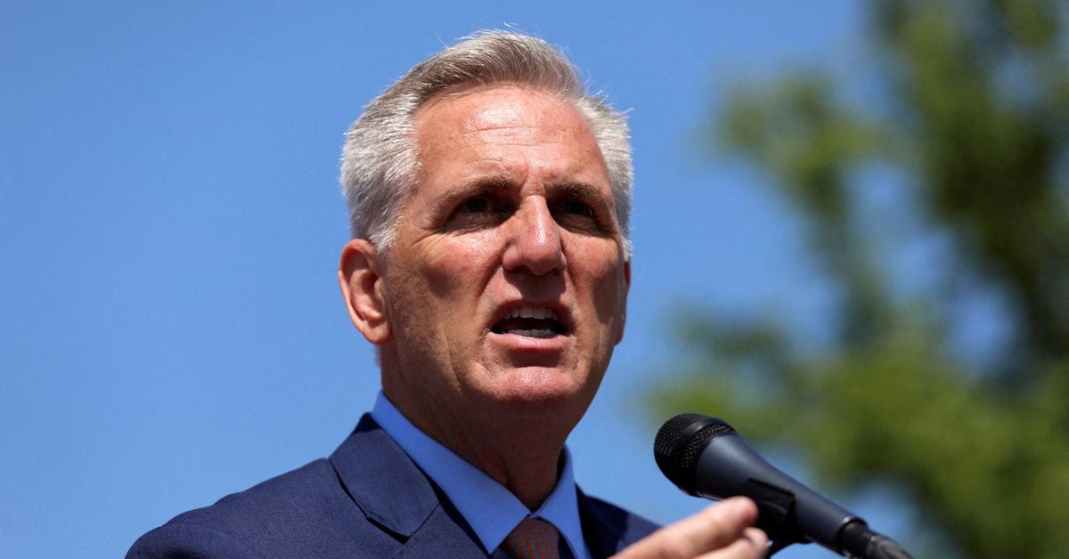 Featured image for Debt-ceiling bill vote causes infighting among US House Republicans.