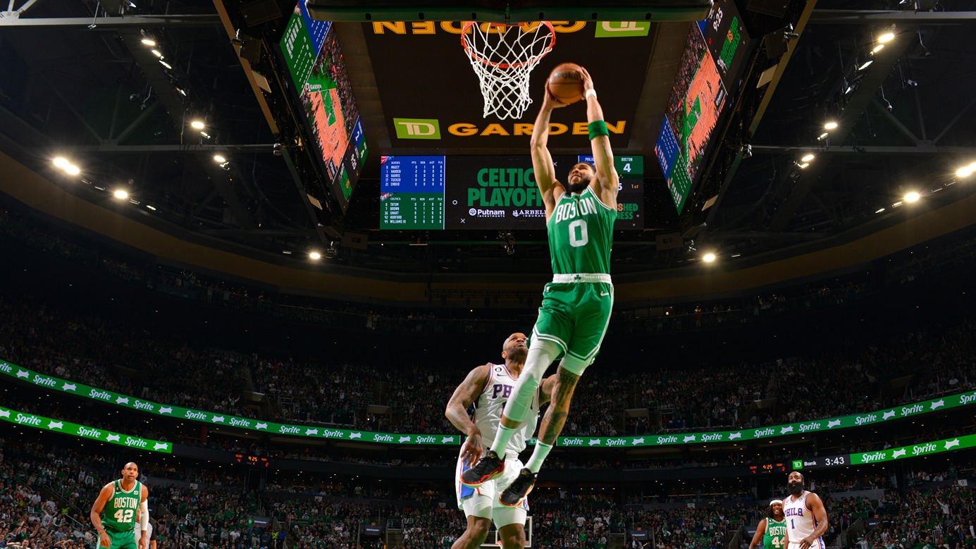 Jayson Tatum's 51-point performance leads Celtics to Game 7 victory over Sixers.