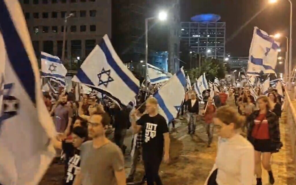 Protests erupt in Israel over government's response to terrorism and opposition blame.