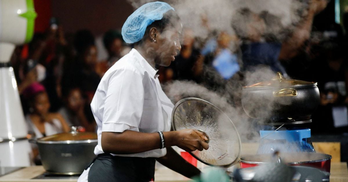 Featured image for Nigerian Chef Attempts 100-Hour Cooking World Record.
