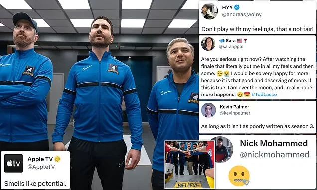 "Ted Lasso's Success and Possible Spinoff Teased by Apple TV+"