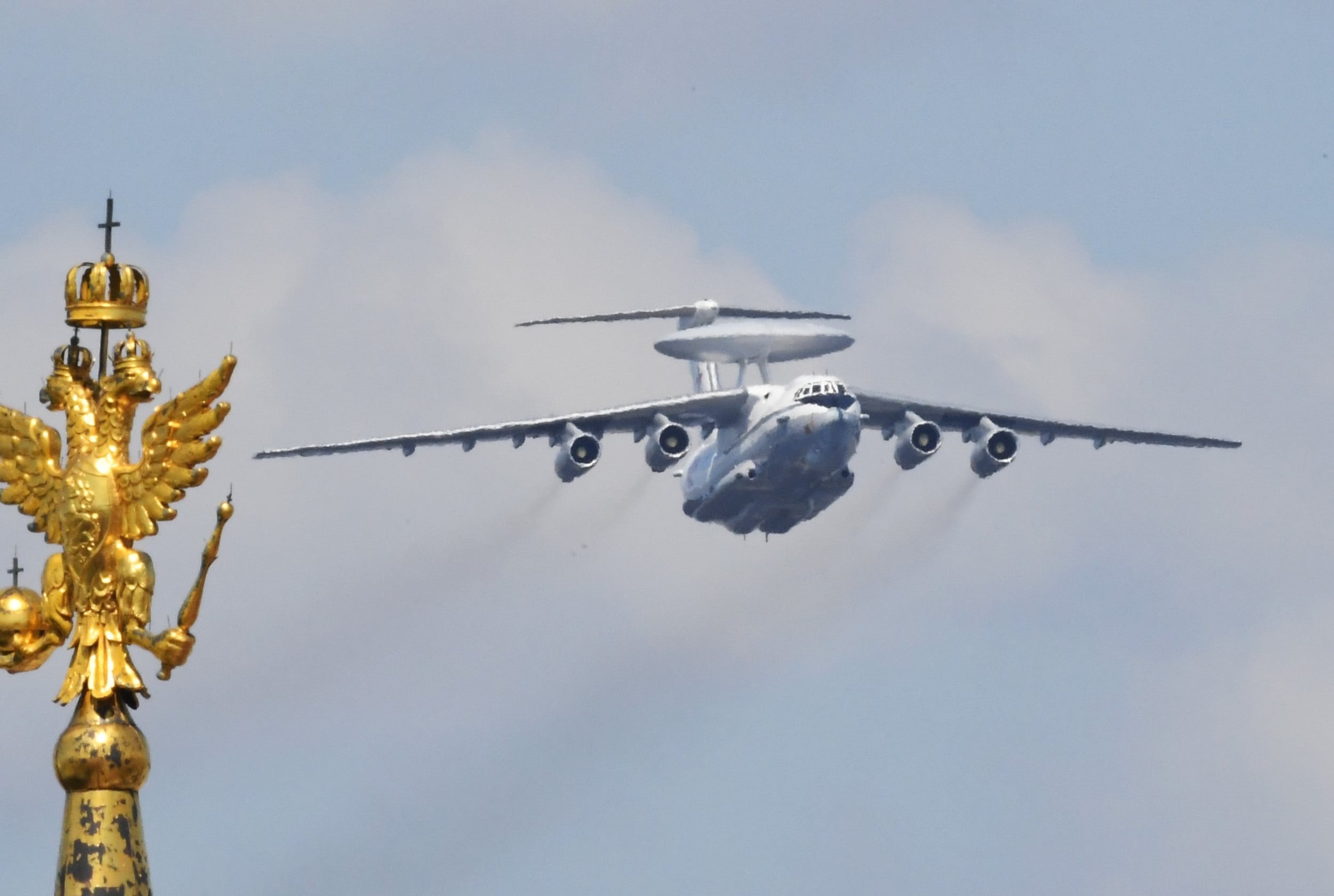 Featured image for "Escalating Tensions: Russian Spy Plane Damaged in Strike, Ukraine Accused of Drone Attacks"