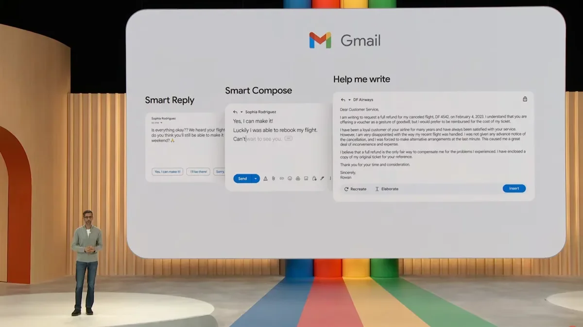 Google's AI-powered writing assistant now available on Gmail for Android and iPhone users.