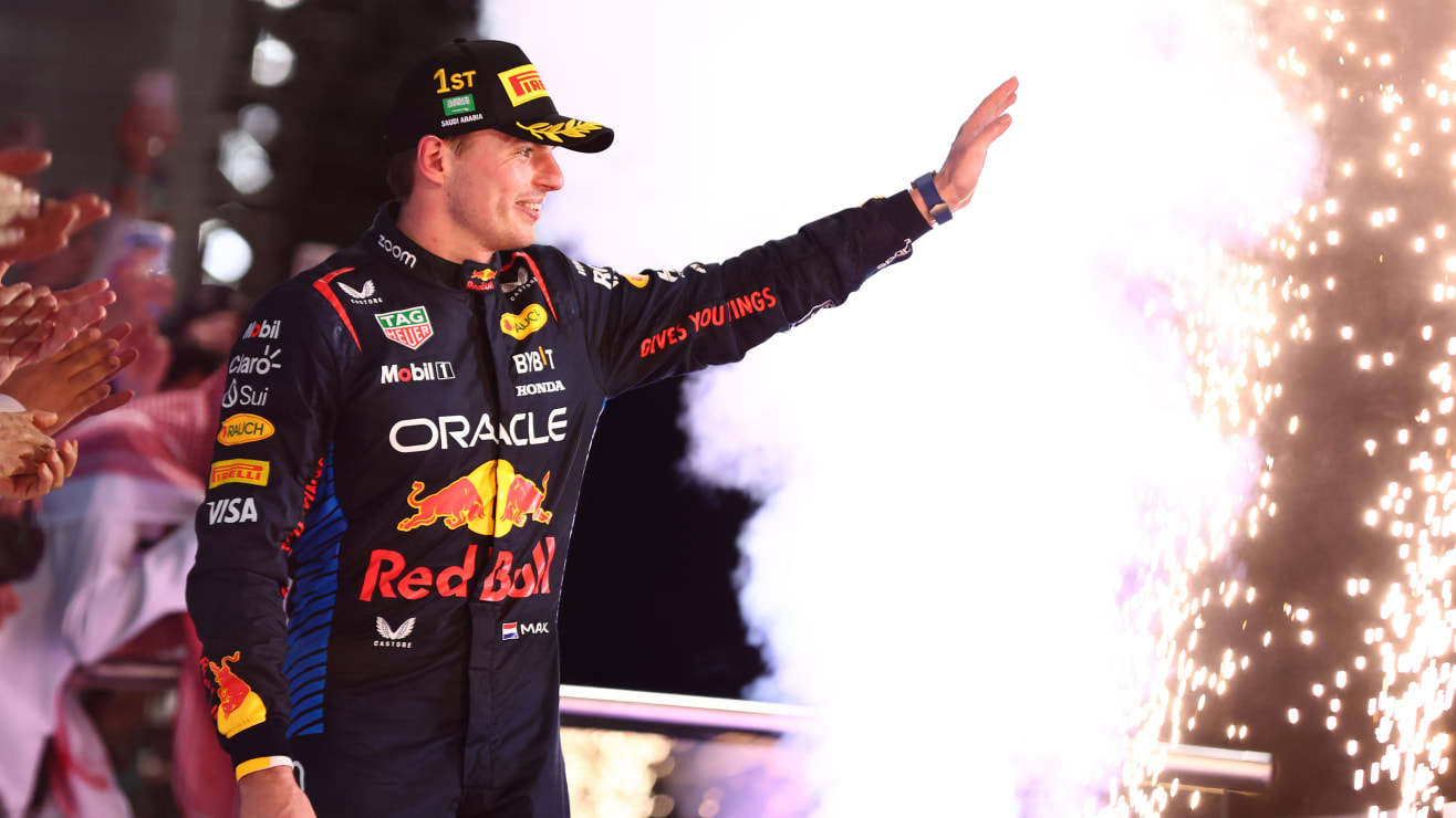 Featured image for "Verstappen Dominates Saudi Arabian GP with Red Bull as Bearman Impresses on Debut"