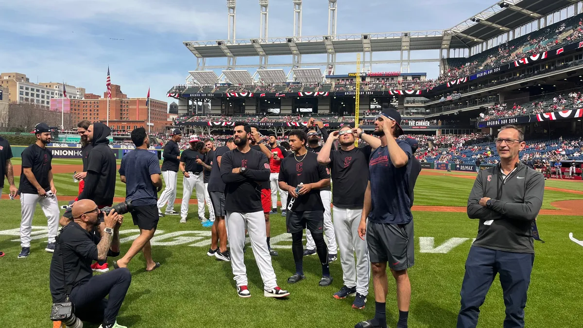 Featured image for "Stunning Solar Eclipse Graces Cleveland Guardians Game"