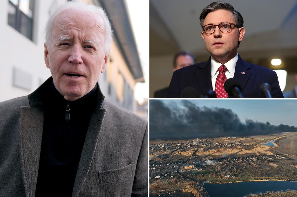 "Biden Holds Congress Accountable for Ukrainian City's Fall, Urges Swift Action"