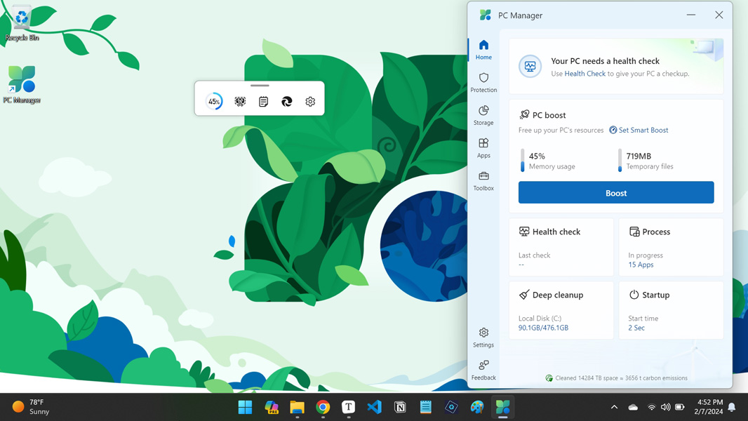 Featured image for "Microsoft Launches PC Manager App to Turbocharge Windows Performance"
