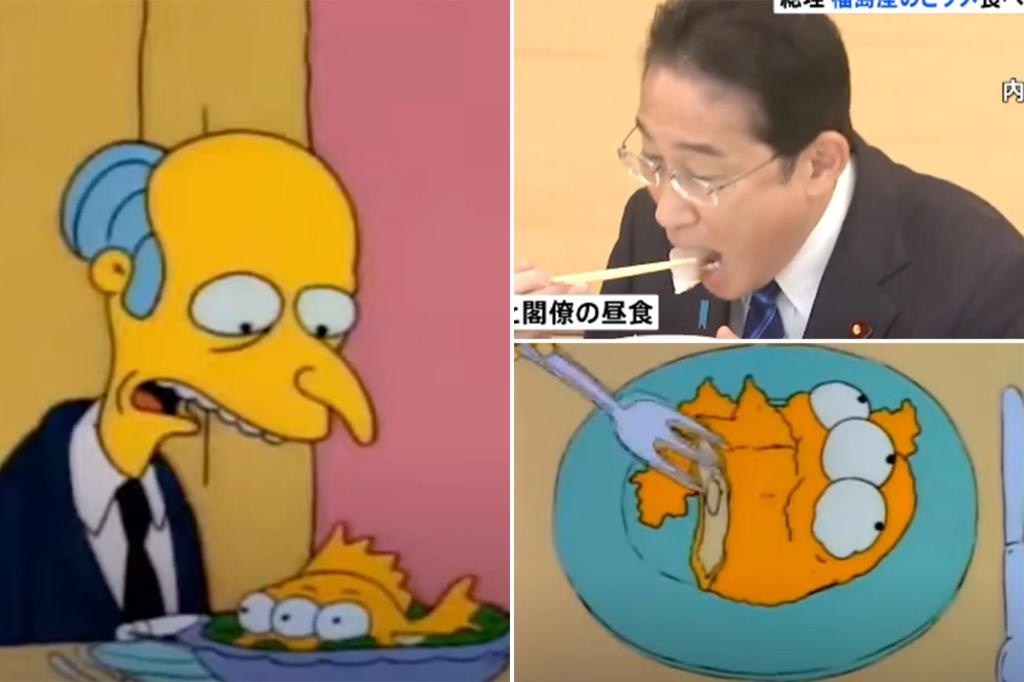 'The Simpsons' Fans Claim Show Predicted Japanese Prime Minister Consuming Radioactive Fukushima Fish