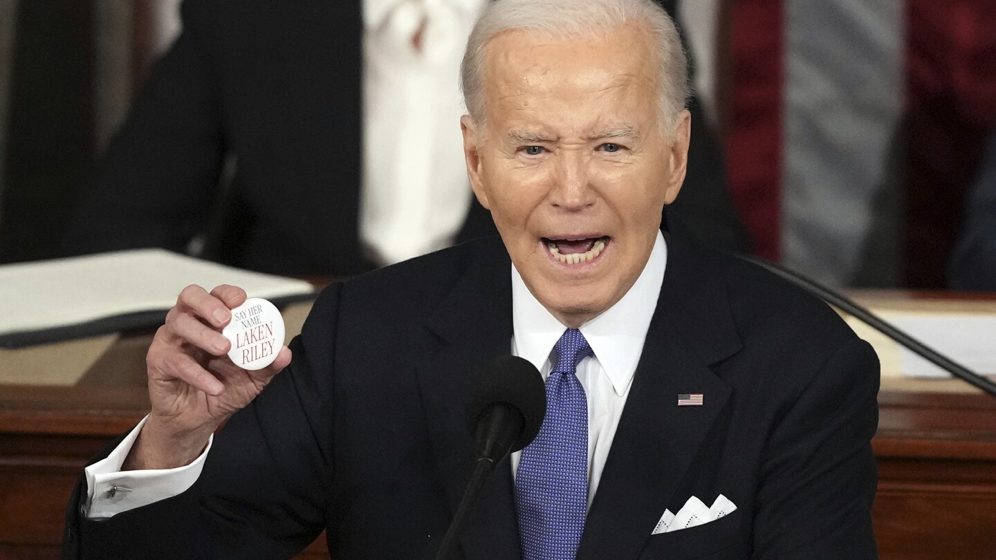 "Biden Acknowledges Laken Riley at Marjorie Taylor Greene's Urging"